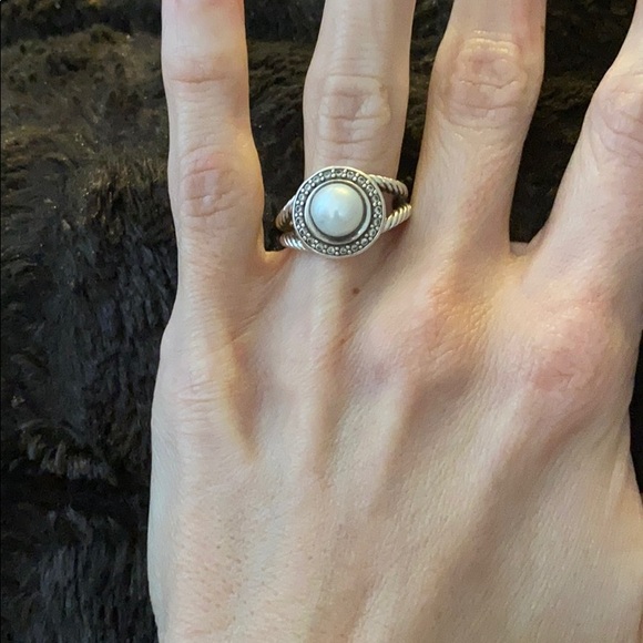 David Yurman Jewelry - David Yurman Pearl Albion Ring sz 6